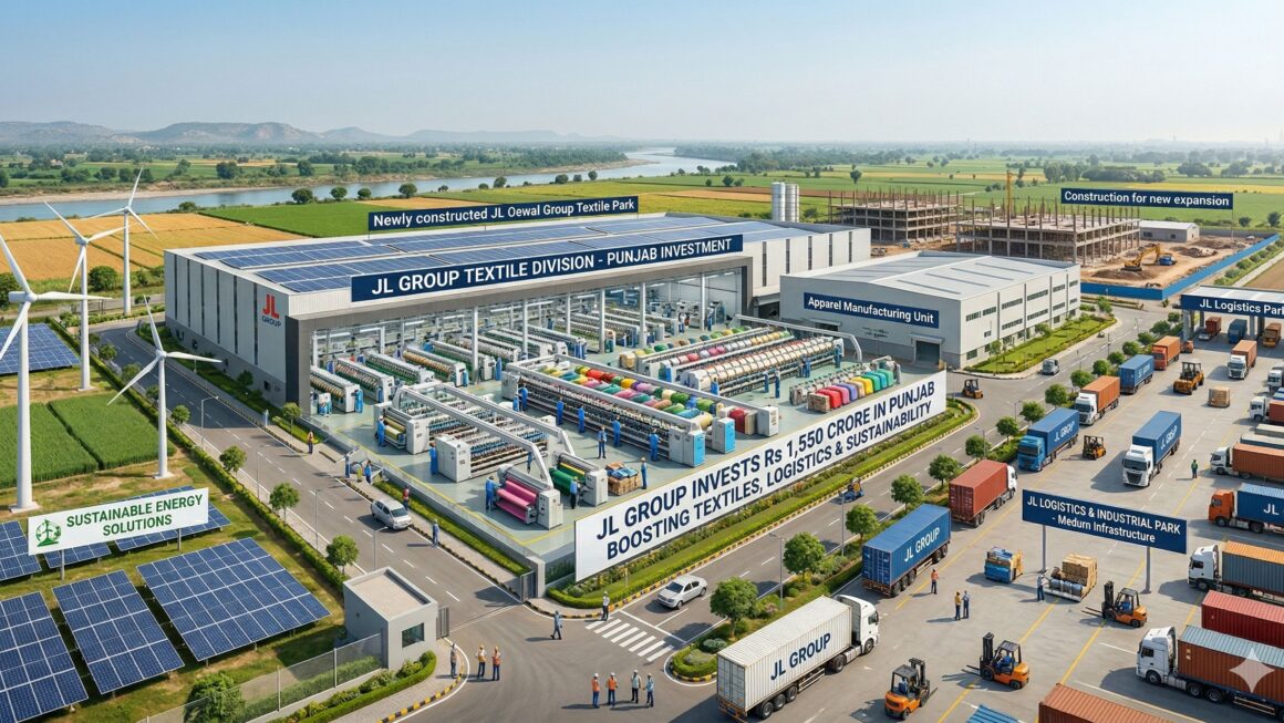 JL Oswal Group to invest ₹1,550 crore in Punjab; Major Boost for Textile Operations