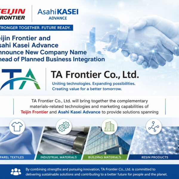 Teijin Frontier and Asahi Kasei announce new company name ahead of Business Integration