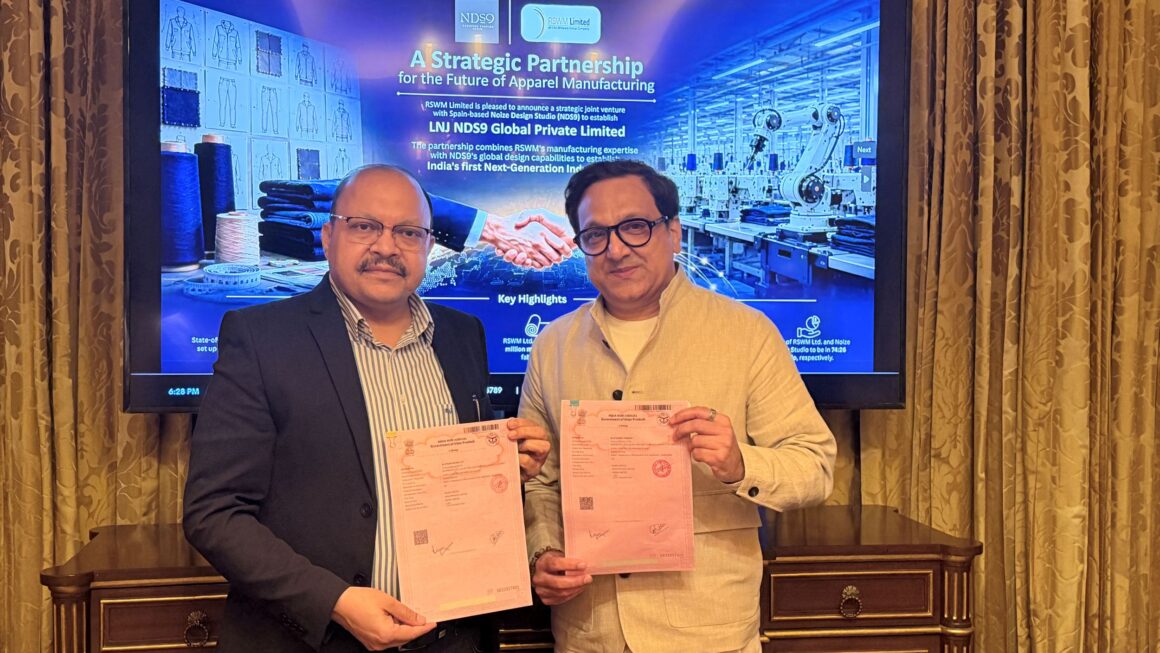 RSWM partners with Noize Design Studio to establish Industry 5.0 Green Garment Manufacturing Platform in India